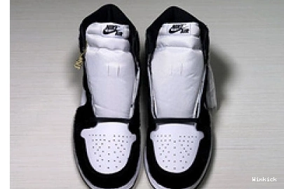 BLACK JORDAN 1 PANDA WHITE AIR CD0461-007 0823